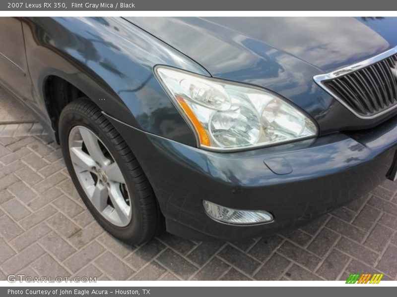 Flint Gray Mica / Black 2007 Lexus RX 350