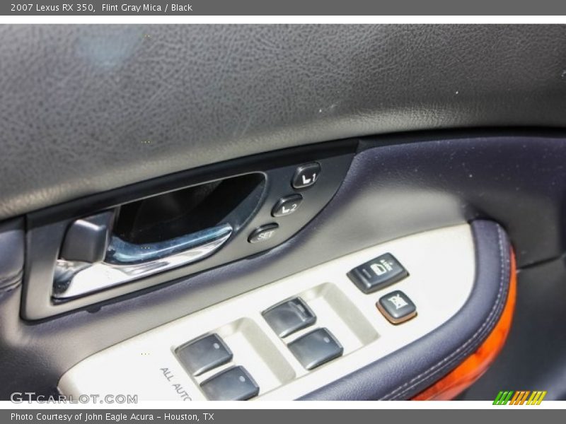 Flint Gray Mica / Black 2007 Lexus RX 350