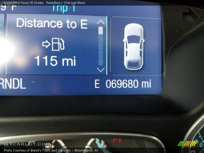 Race Red / Charcoal Black 2014 Ford Focus SE Sedan