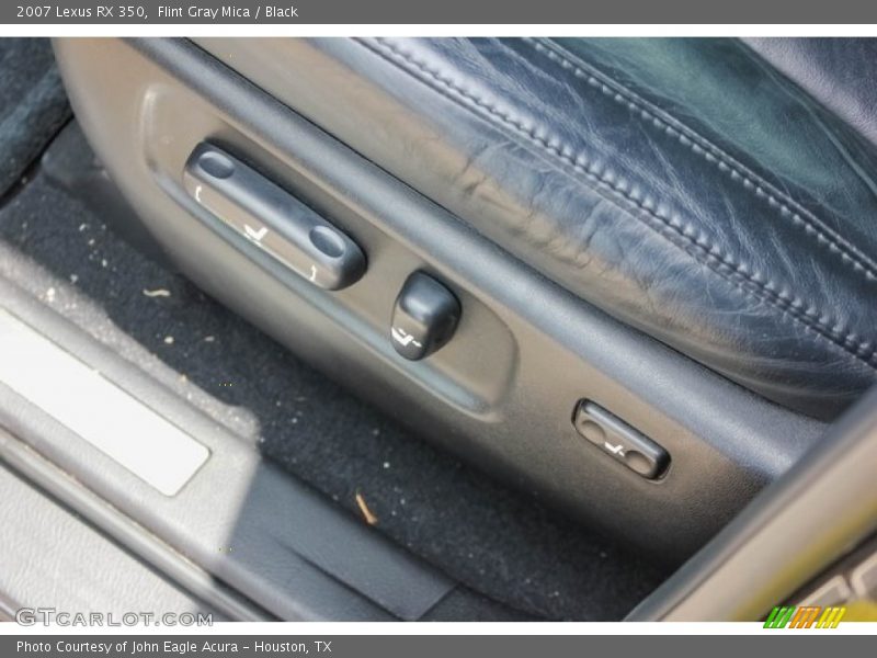 Flint Gray Mica / Black 2007 Lexus RX 350