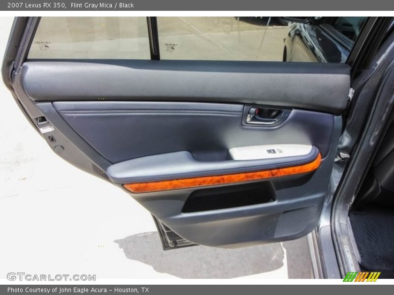 Flint Gray Mica / Black 2007 Lexus RX 350