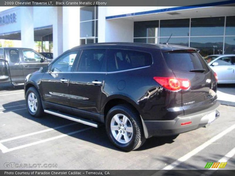 Black Granite Metallic / Ebony 2009 Chevrolet Traverse LT