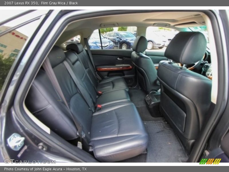 Flint Gray Mica / Black 2007 Lexus RX 350