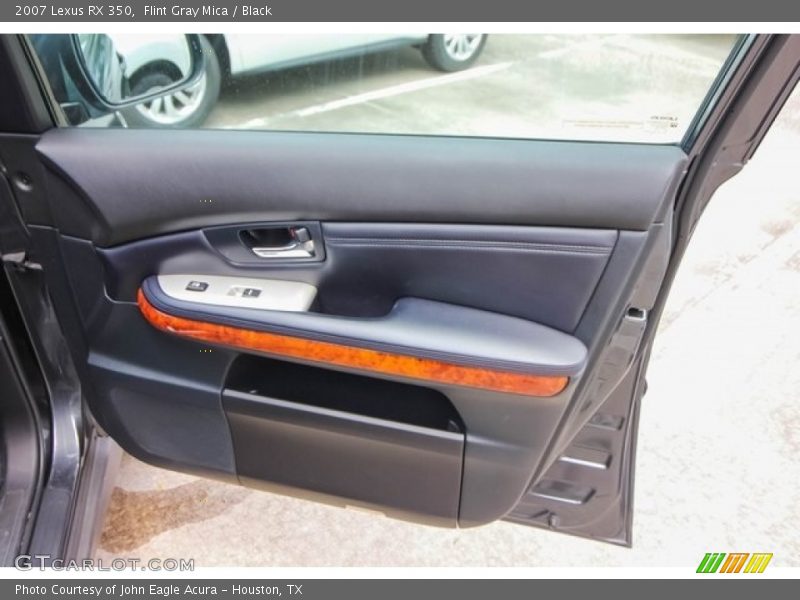 Flint Gray Mica / Black 2007 Lexus RX 350