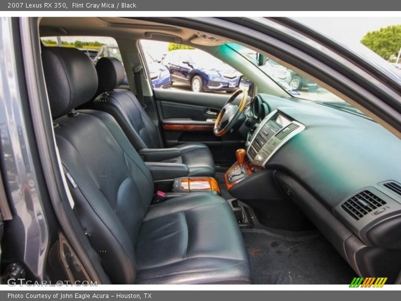 Flint Gray Mica / Black 2007 Lexus RX 350