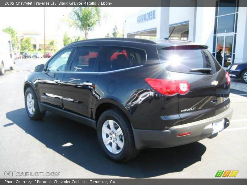 Black Granite Metallic / Ebony 2009 Chevrolet Traverse LT