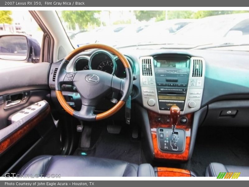 Flint Gray Mica / Black 2007 Lexus RX 350