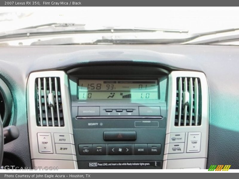 Flint Gray Mica / Black 2007 Lexus RX 350