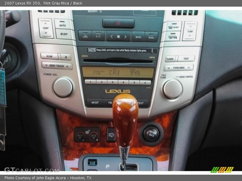 Flint Gray Mica / Black 2007 Lexus RX 350