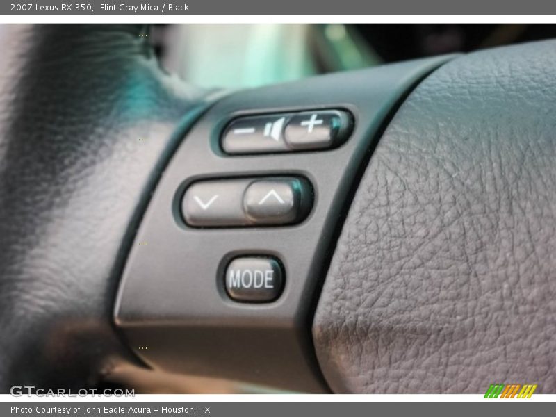 Flint Gray Mica / Black 2007 Lexus RX 350