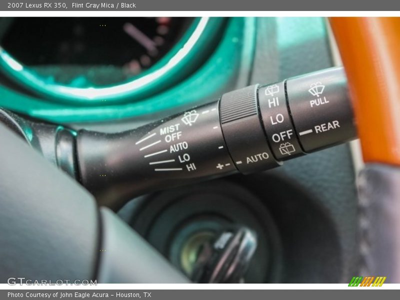 Flint Gray Mica / Black 2007 Lexus RX 350