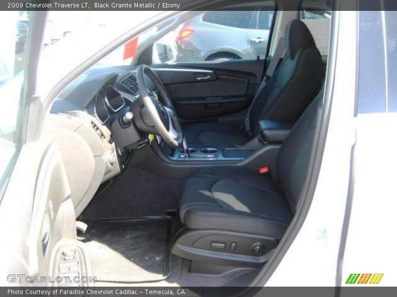 Black Granite Metallic / Ebony 2009 Chevrolet Traverse LT