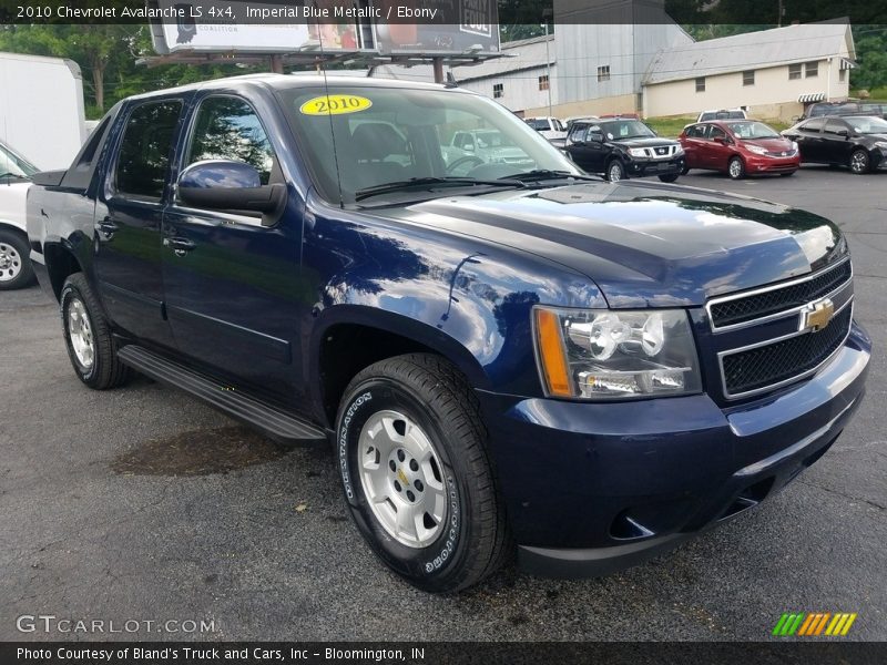 Imperial Blue Metallic / Ebony 2010 Chevrolet Avalanche LS 4x4