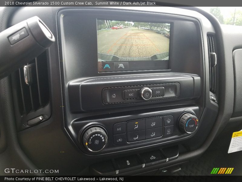 Summit White / Dark Ash/Jet Black 2018 Chevrolet Silverado 1500 Custom Crew Cab