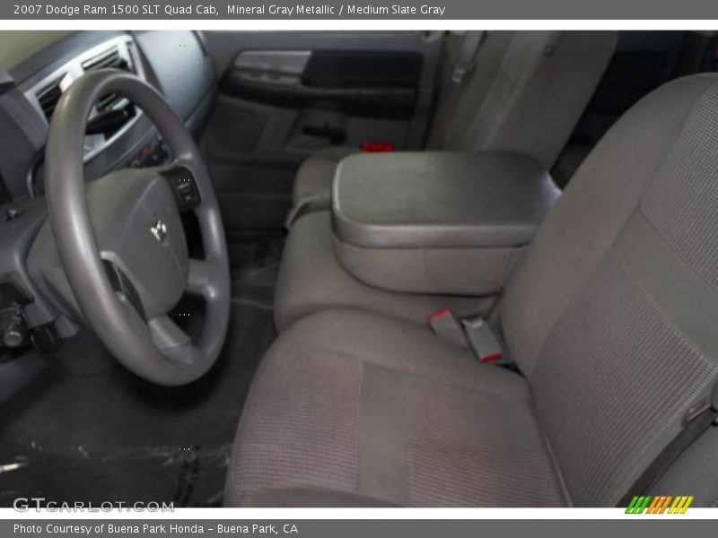 Mineral Gray Metallic / Medium Slate Gray 2007 Dodge Ram 1500 SLT Quad Cab