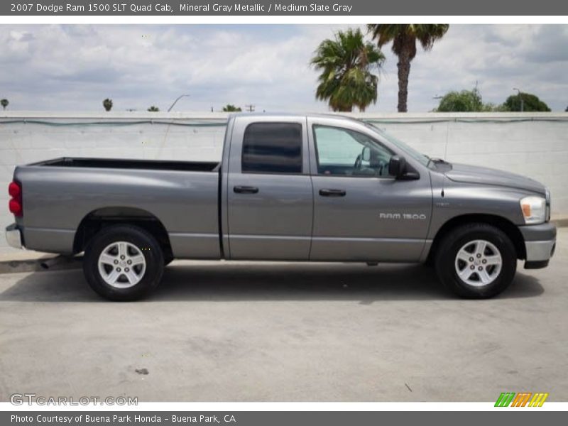 Mineral Gray Metallic / Medium Slate Gray 2007 Dodge Ram 1500 SLT Quad Cab