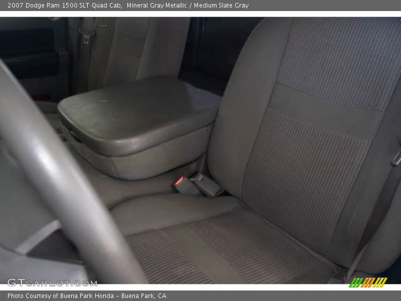 Mineral Gray Metallic / Medium Slate Gray 2007 Dodge Ram 1500 SLT Quad Cab