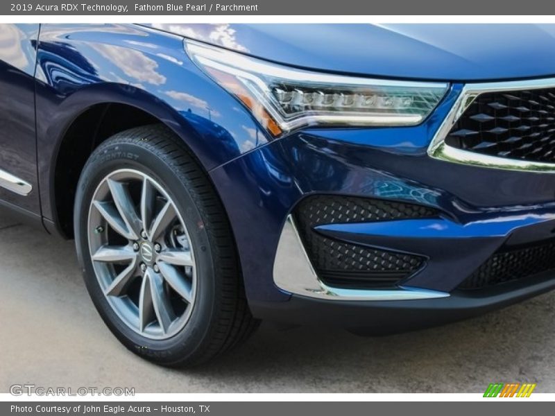 Fathom Blue Pearl / Parchment 2019 Acura RDX Technology