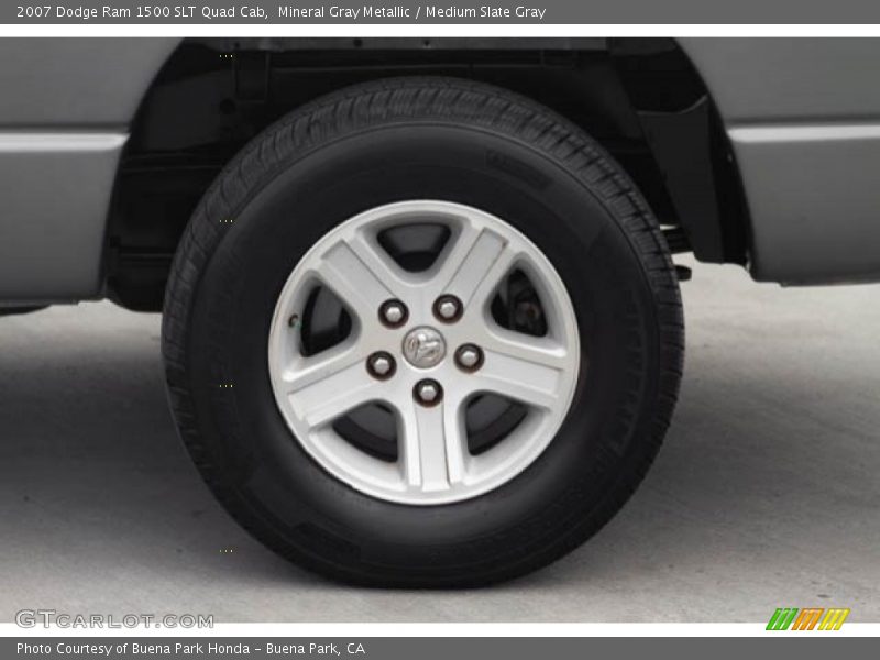 Mineral Gray Metallic / Medium Slate Gray 2007 Dodge Ram 1500 SLT Quad Cab