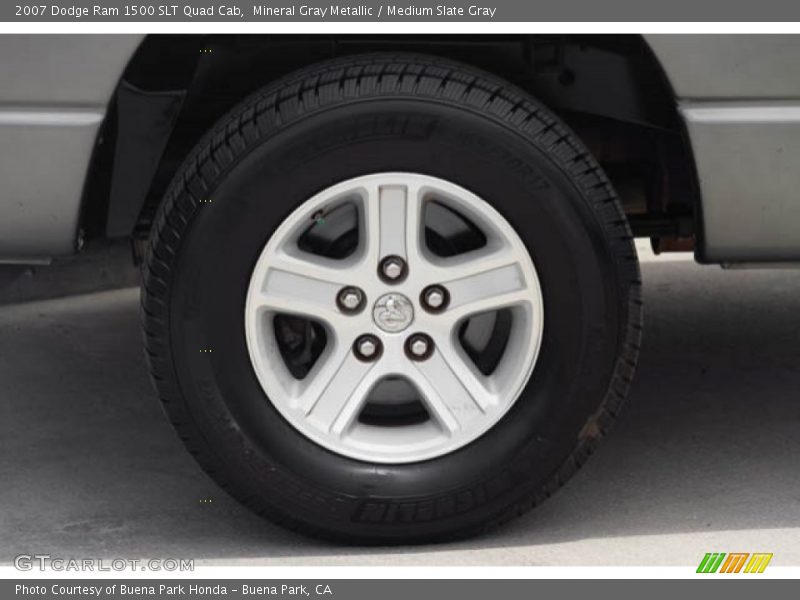 Mineral Gray Metallic / Medium Slate Gray 2007 Dodge Ram 1500 SLT Quad Cab