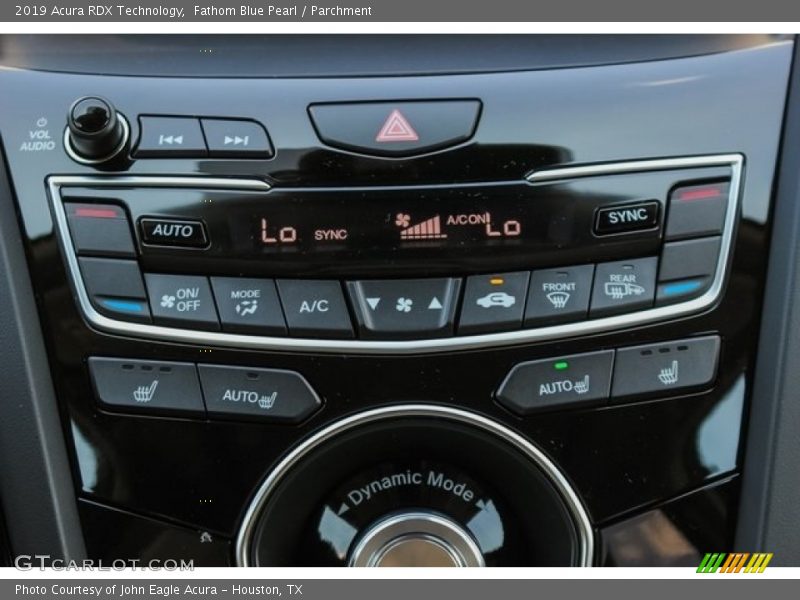 Controls of 2019 RDX Technology