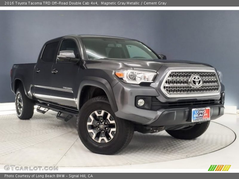 Magnetic Gray Metallic / Cement Gray 2016 Toyota Tacoma TRD Off-Road Double Cab 4x4
