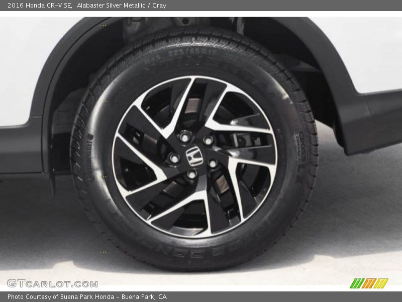 Alabaster Silver Metallic / Gray 2016 Honda CR-V SE