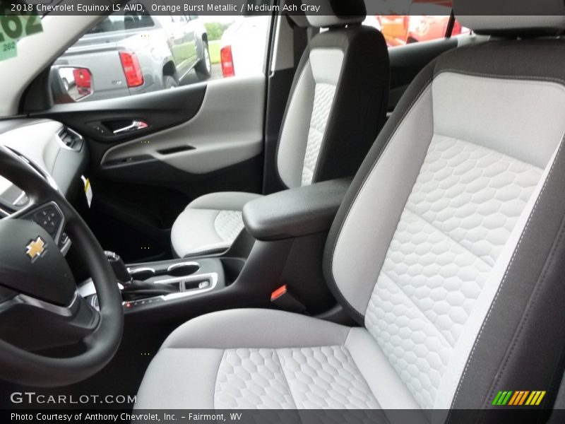 Orange Burst Metallic / Medium Ash Gray 2018 Chevrolet Equinox LS AWD