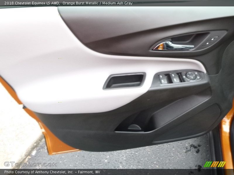 Orange Burst Metallic / Medium Ash Gray 2018 Chevrolet Equinox LS AWD