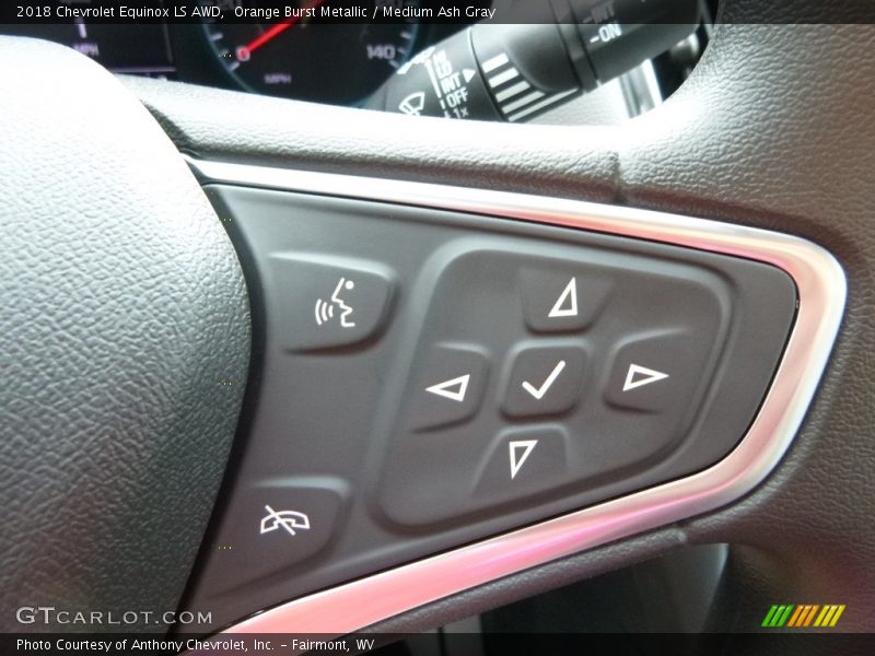 Orange Burst Metallic / Medium Ash Gray 2018 Chevrolet Equinox LS AWD
