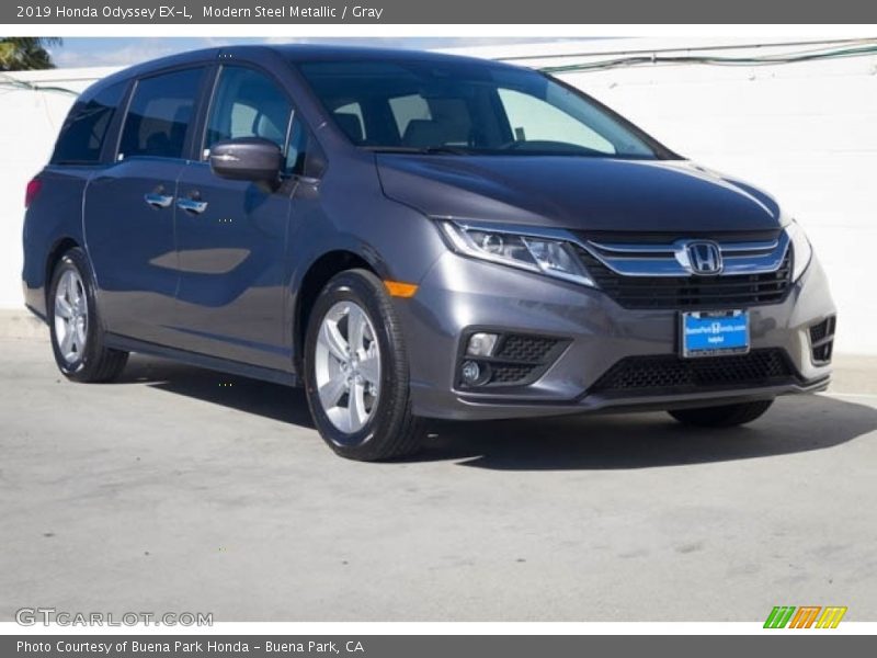 Modern Steel Metallic / Gray 2019 Honda Odyssey EX-L