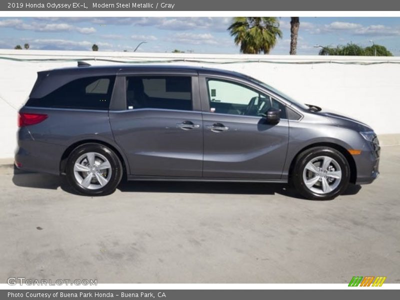 Modern Steel Metallic / Gray 2019 Honda Odyssey EX-L