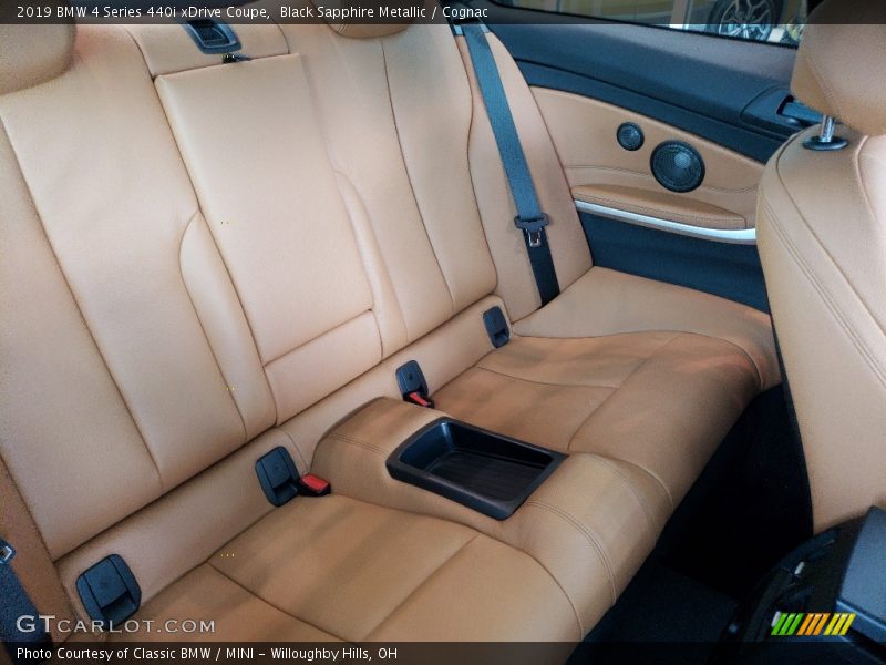 Black Sapphire Metallic / Cognac 2019 BMW 4 Series 440i xDrive Coupe