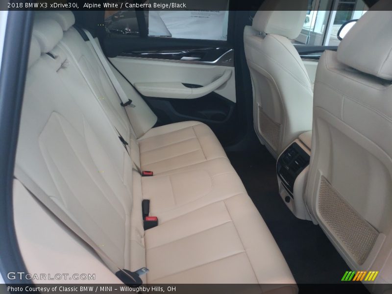 Alpine White / Canberra Beige/Black 2018 BMW X3 xDrive30i