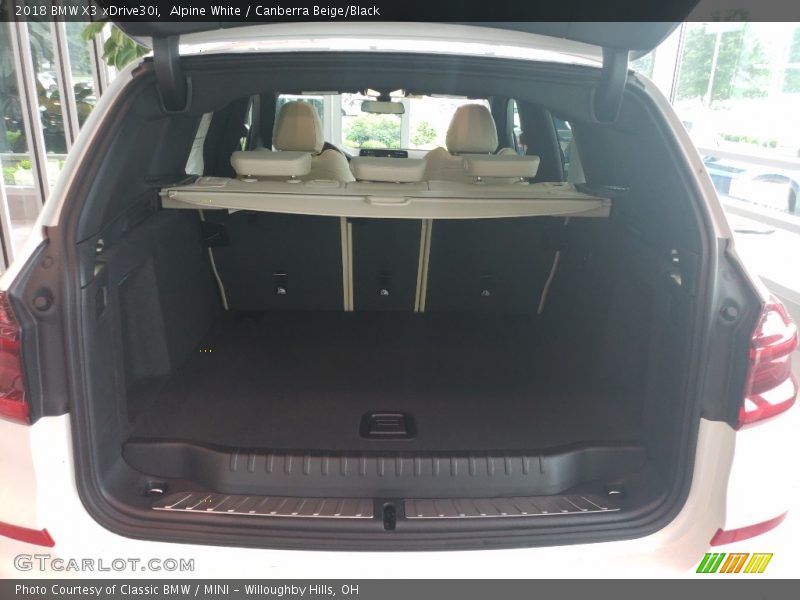 Alpine White / Canberra Beige/Black 2018 BMW X3 xDrive30i