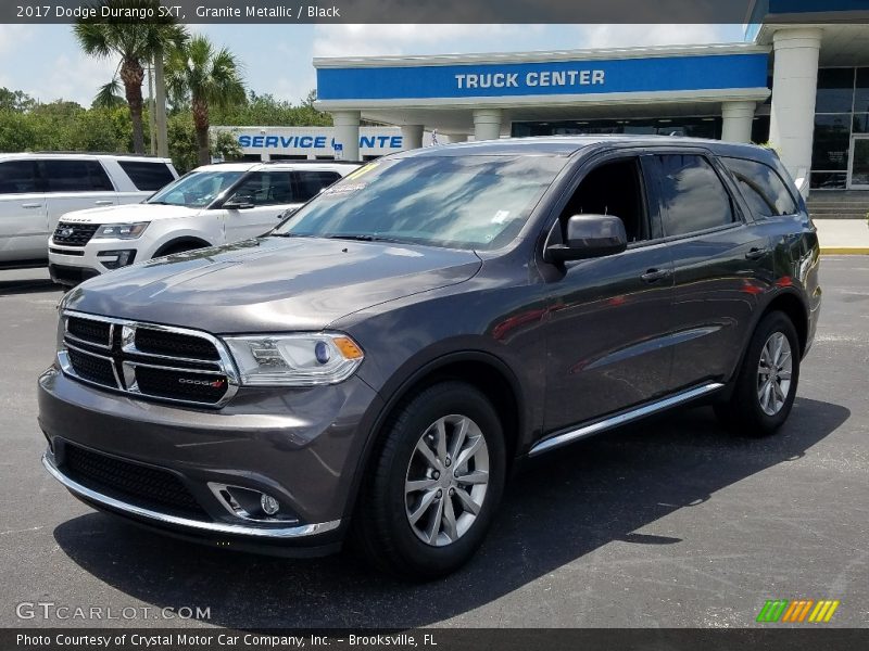 Granite Metallic / Black 2017 Dodge Durango SXT