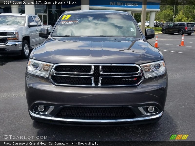 Granite Metallic / Black 2017 Dodge Durango SXT