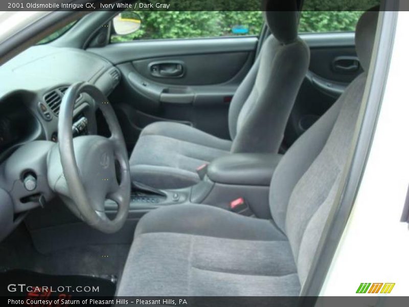 Ivory White / Dark Gray 2001 Oldsmobile Intrigue GX