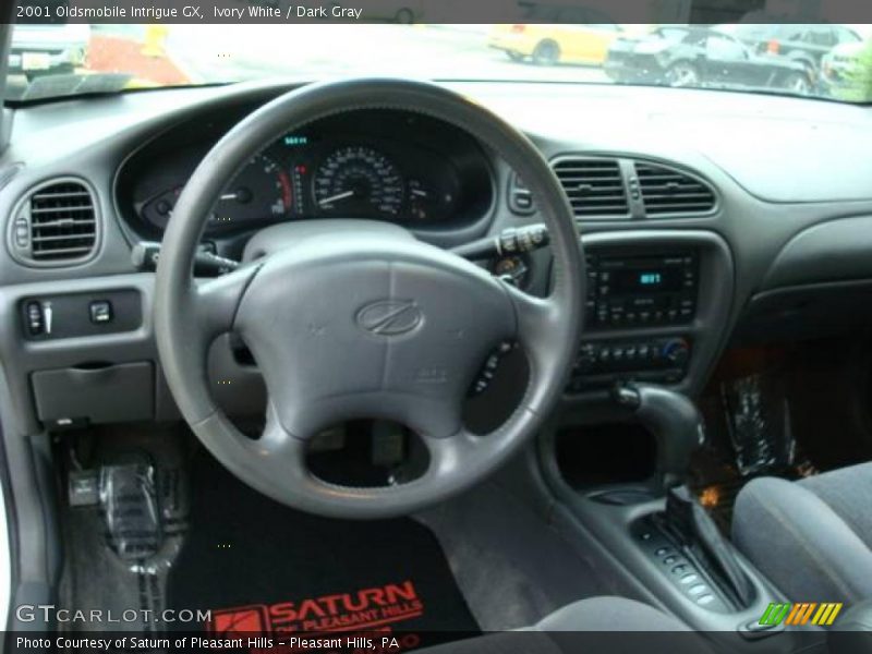 Ivory White / Dark Gray 2001 Oldsmobile Intrigue GX