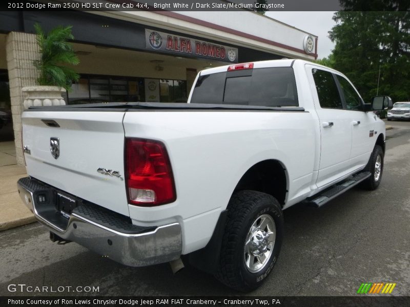 Bright White / Dark Slate/Medium Graystone 2012 Dodge Ram 2500 HD SLT Crew Cab 4x4