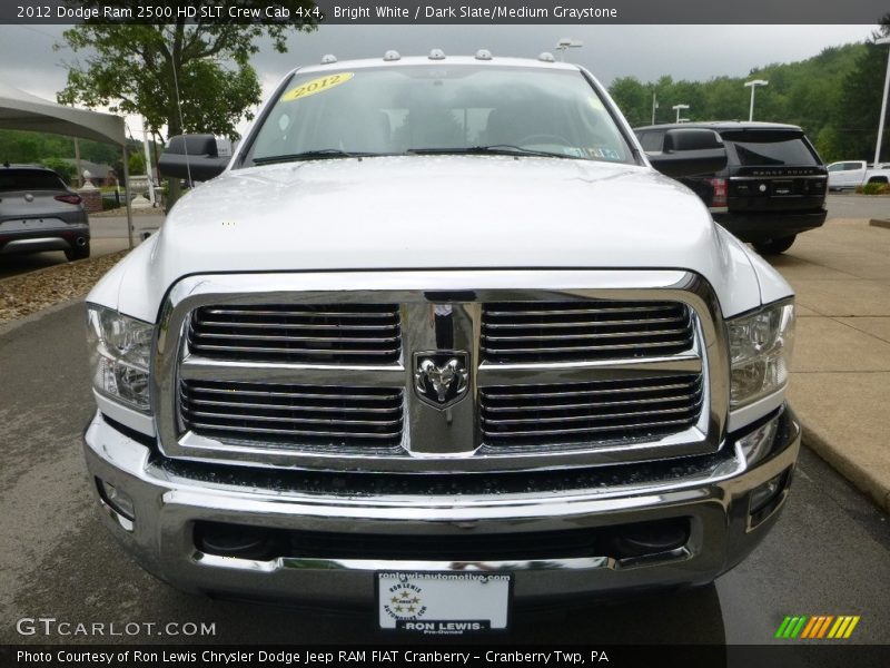 Bright White / Dark Slate/Medium Graystone 2012 Dodge Ram 2500 HD SLT Crew Cab 4x4
