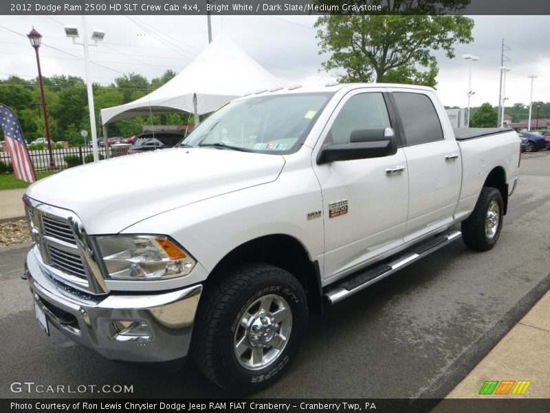 Bright White / Dark Slate/Medium Graystone 2012 Dodge Ram 2500 HD SLT Crew Cab 4x4