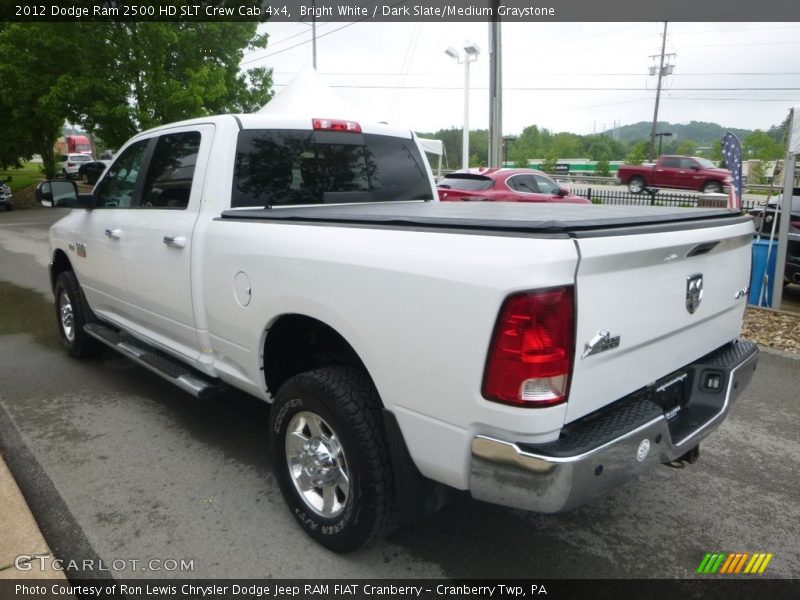 Bright White / Dark Slate/Medium Graystone 2012 Dodge Ram 2500 HD SLT Crew Cab 4x4