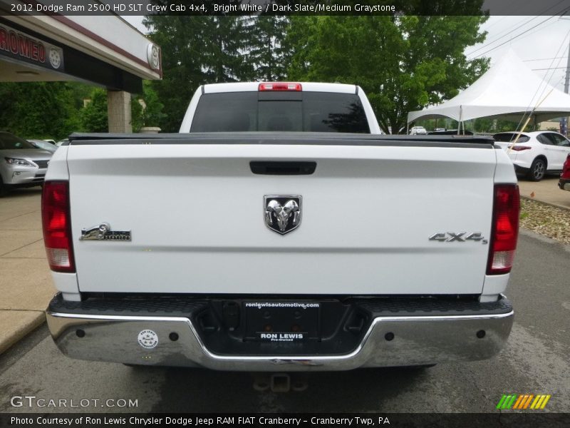 Bright White / Dark Slate/Medium Graystone 2012 Dodge Ram 2500 HD SLT Crew Cab 4x4