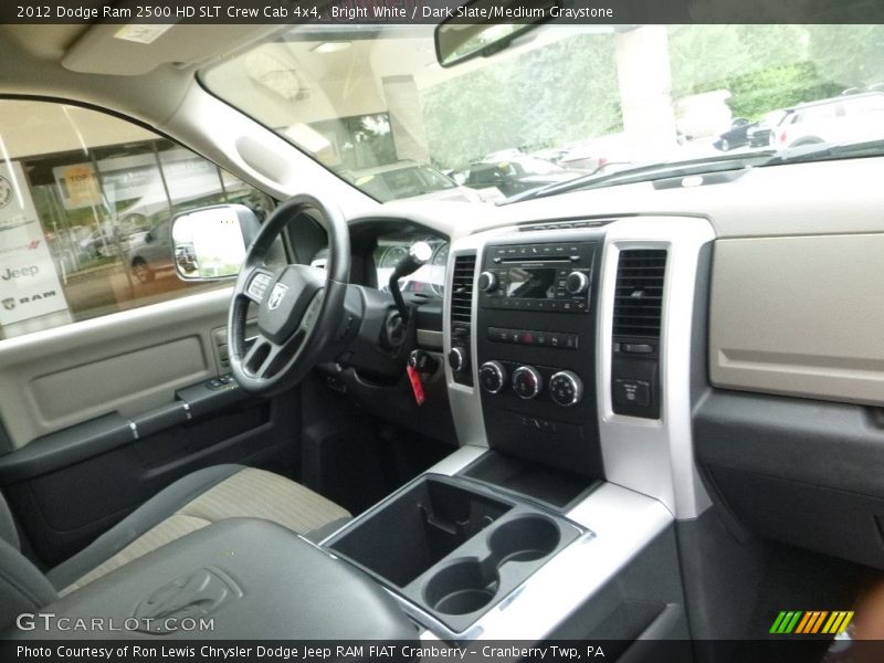 Bright White / Dark Slate/Medium Graystone 2012 Dodge Ram 2500 HD SLT Crew Cab 4x4
