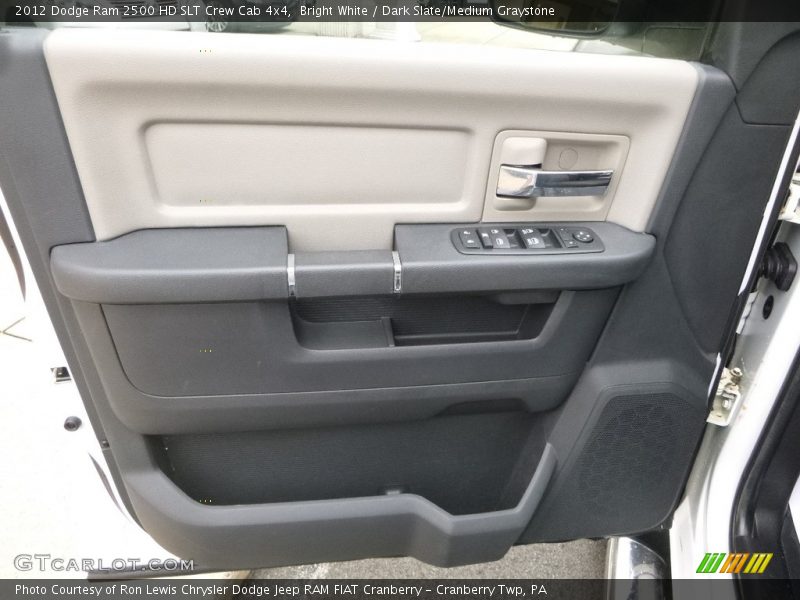 Bright White / Dark Slate/Medium Graystone 2012 Dodge Ram 2500 HD SLT Crew Cab 4x4
