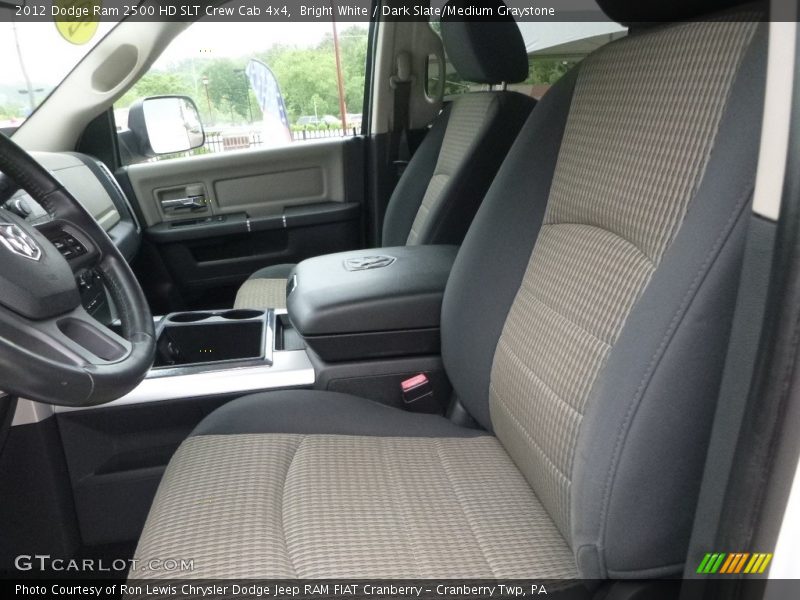Bright White / Dark Slate/Medium Graystone 2012 Dodge Ram 2500 HD SLT Crew Cab 4x4
