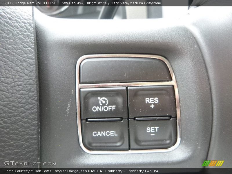 Bright White / Dark Slate/Medium Graystone 2012 Dodge Ram 2500 HD SLT Crew Cab 4x4
