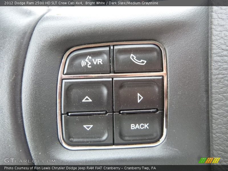 Bright White / Dark Slate/Medium Graystone 2012 Dodge Ram 2500 HD SLT Crew Cab 4x4