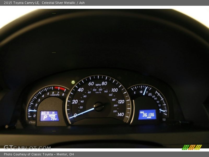 Celestial Silver Metallic / Ash 2015 Toyota Camry LE